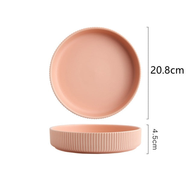 Colorful Ceramic Dinner Plate - Image 23