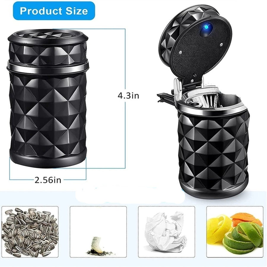 Universal Car Mini LED Trash Can - Image 1