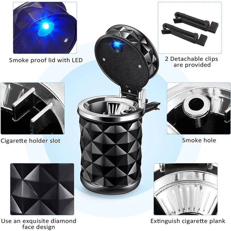 Universal Car Mini LED Trash Can - Image 2