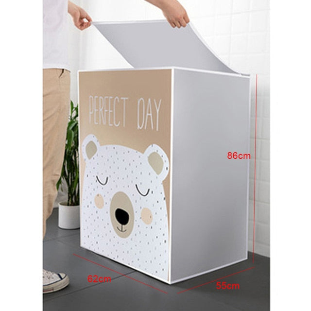 Waterproof Washing Machine Animals Dust Cover - Image 8