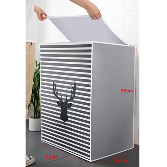 Waterproof Washing Machine Animals Dust Cover - Image 10