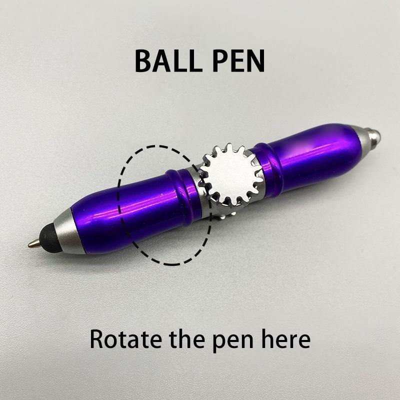 Led Light Fidget Spinner Pen - Image 1