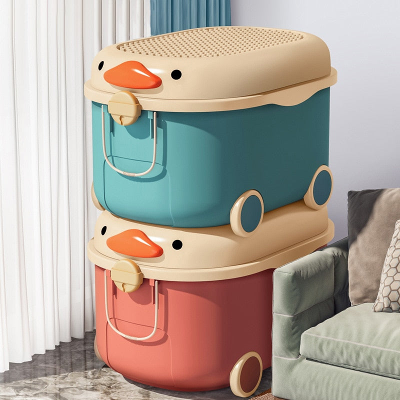 Kids Toy Cartoon Movable Storage Box - Image 2