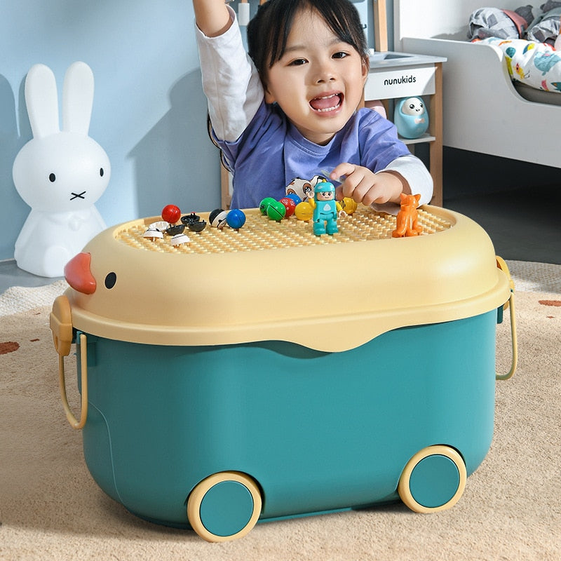 Kids Toy Cartoon Movable Storage Box - Image 3