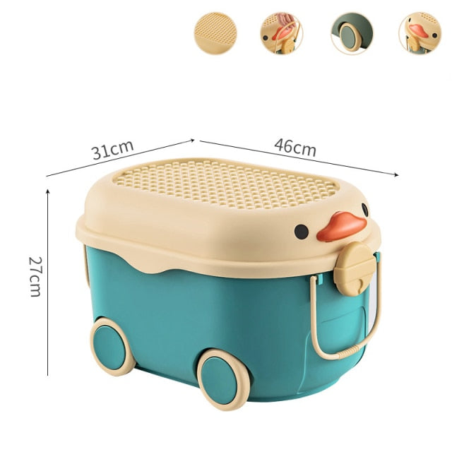 Kids Toy Cartoon Movable Storage Box - Image 7