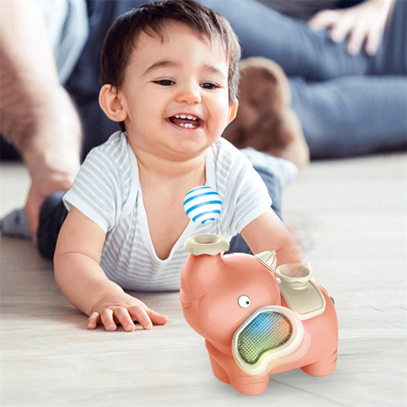Elephant Levitation Ball Musical Humidifier - Image 1