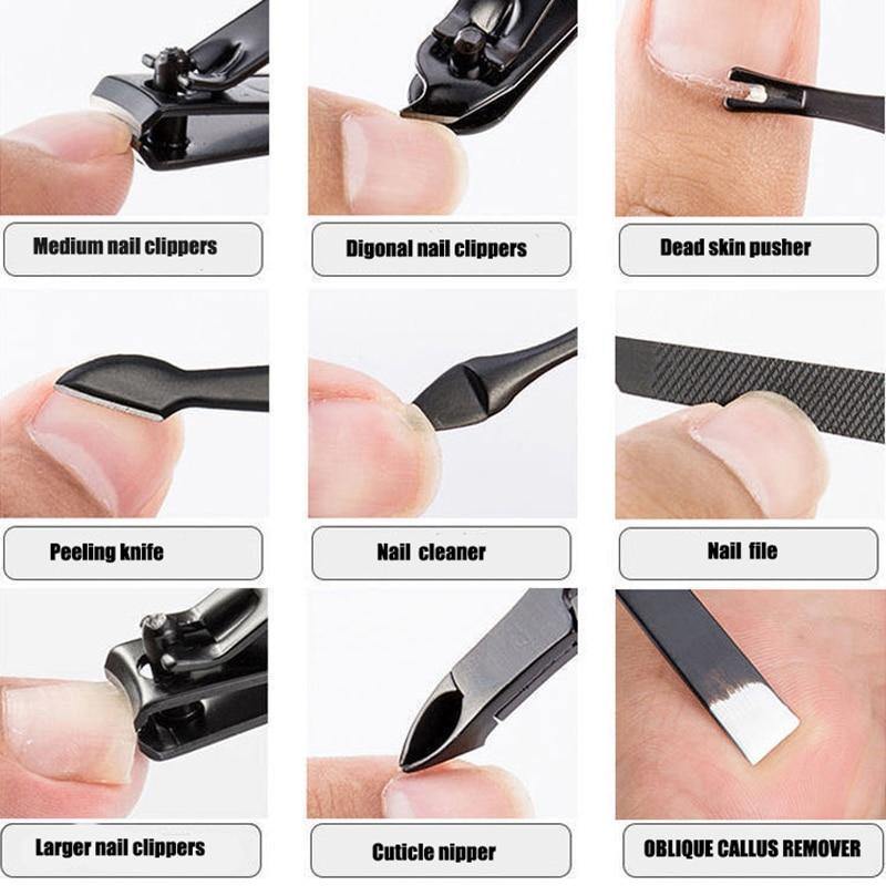 Stainless Steel Professional Manicure Trimmer Set - Image 4