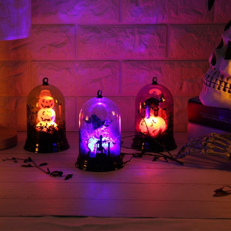 Halloween Scene Witch Night Lamp Decoration - Image 7