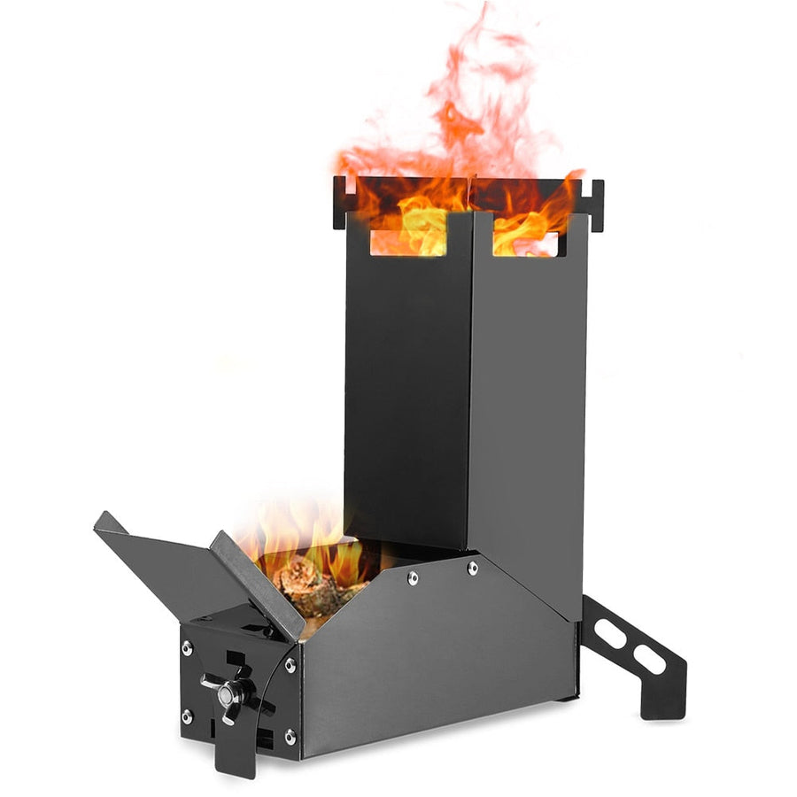 Mini Camping Outdoor Rocket Stove - Image 0