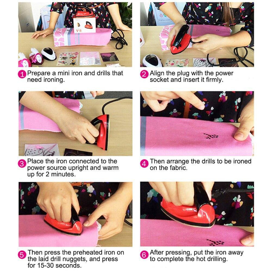Portable Electric Travel Mini Iron - Image 2