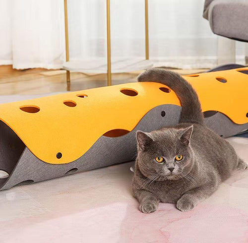 Foldable Cat Multi Tunnel Interactive Toy - Image 0