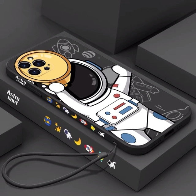 Astronaut Telescope Creative iPhone Case - Image 1