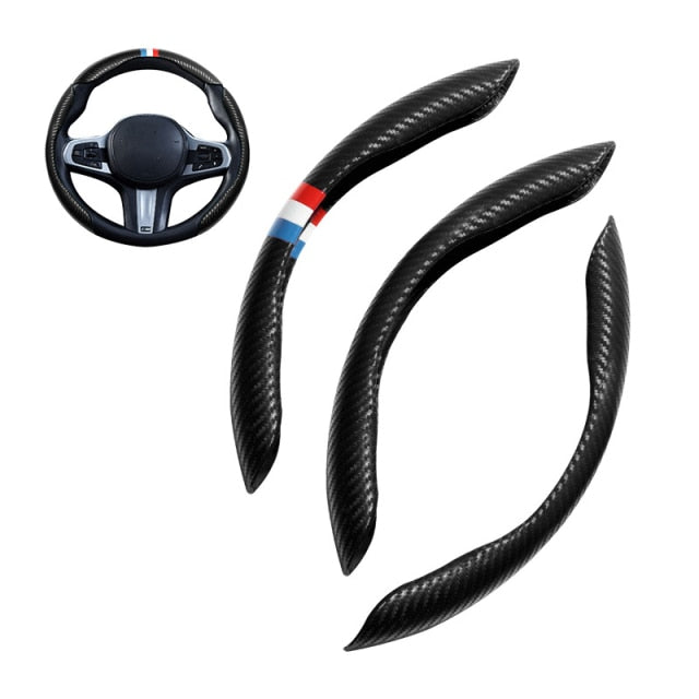 Universal Non-Slip Carbon Fiber Car Wheel Cover - Image 13