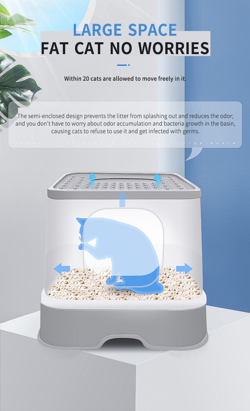 Fully Closed Anti Splash Cat Litter Box - Image 10
