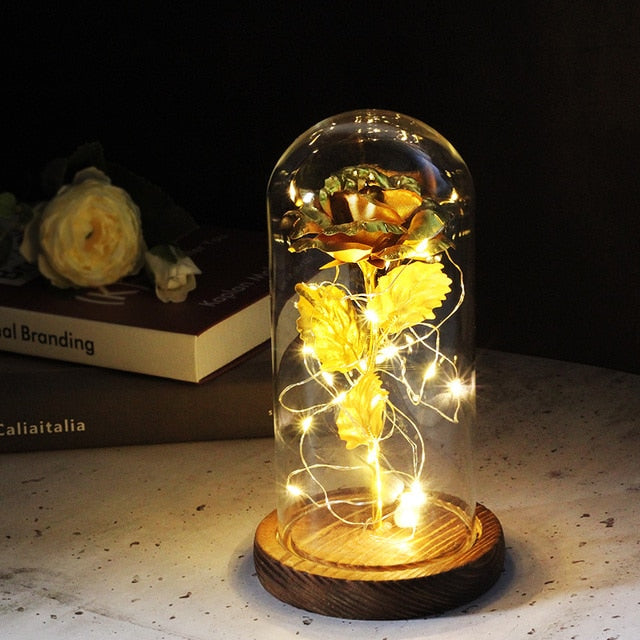Eternal Artificial Rose Glass Dome - Image 9