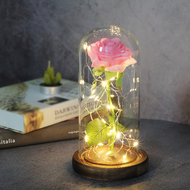 Eternal Artificial Rose Glass Dome - Image 18