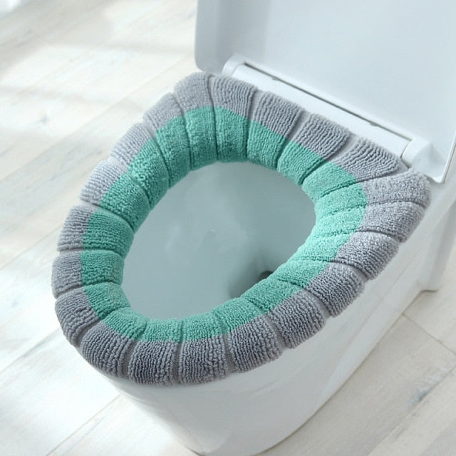 Cute Comfy Pumpkin Pattern Bathroom Toilet Seat Cover - Image 6