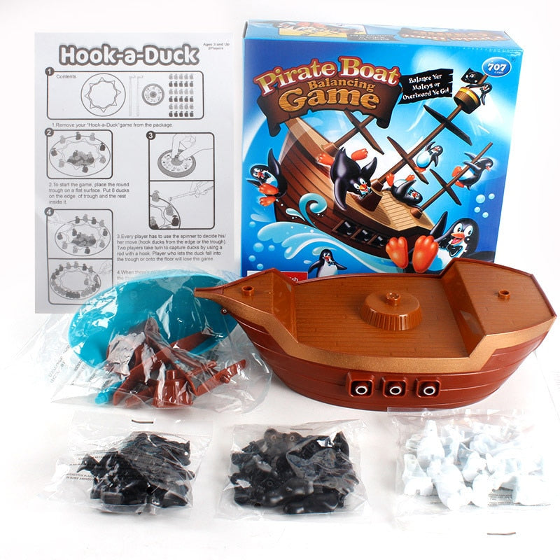 Penguin Boat Balance Family Game - Image 1