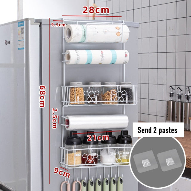 Refrigerator Hanging Side Storage Rack - Image 4