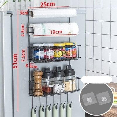 Refrigerator Hanging Side Storage Rack - Image 9