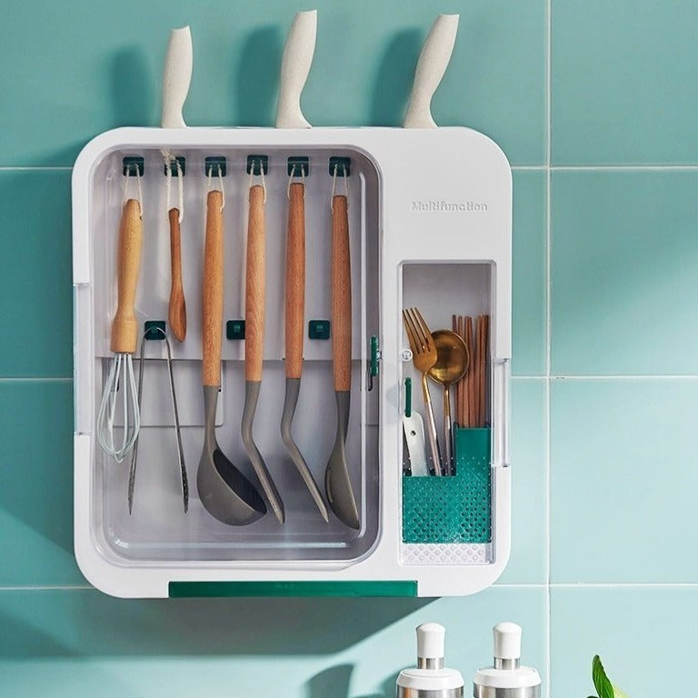 Multifunctional Wall Silverware Storage Box - Image 4