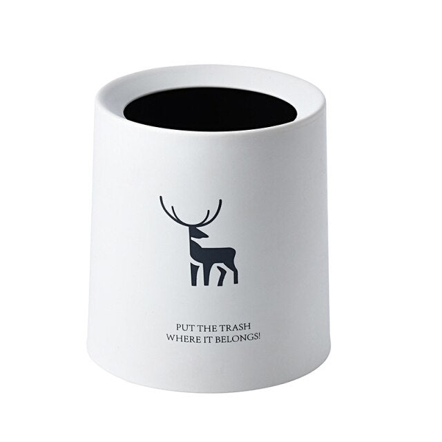 Nordic Desktop Double-Layer Mini Trash Can - Image 4