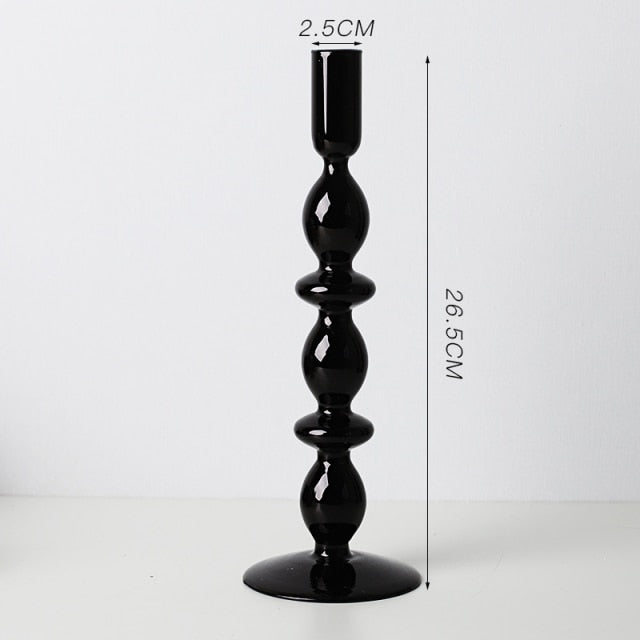 Nordic Stylish Bubble Glass Candle Holder - Image 12