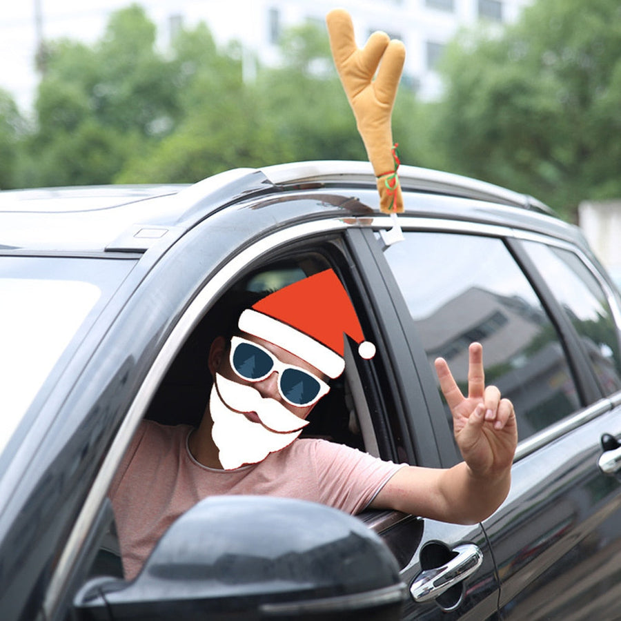 Christmas Deer Antlers Car Decor - Image 5