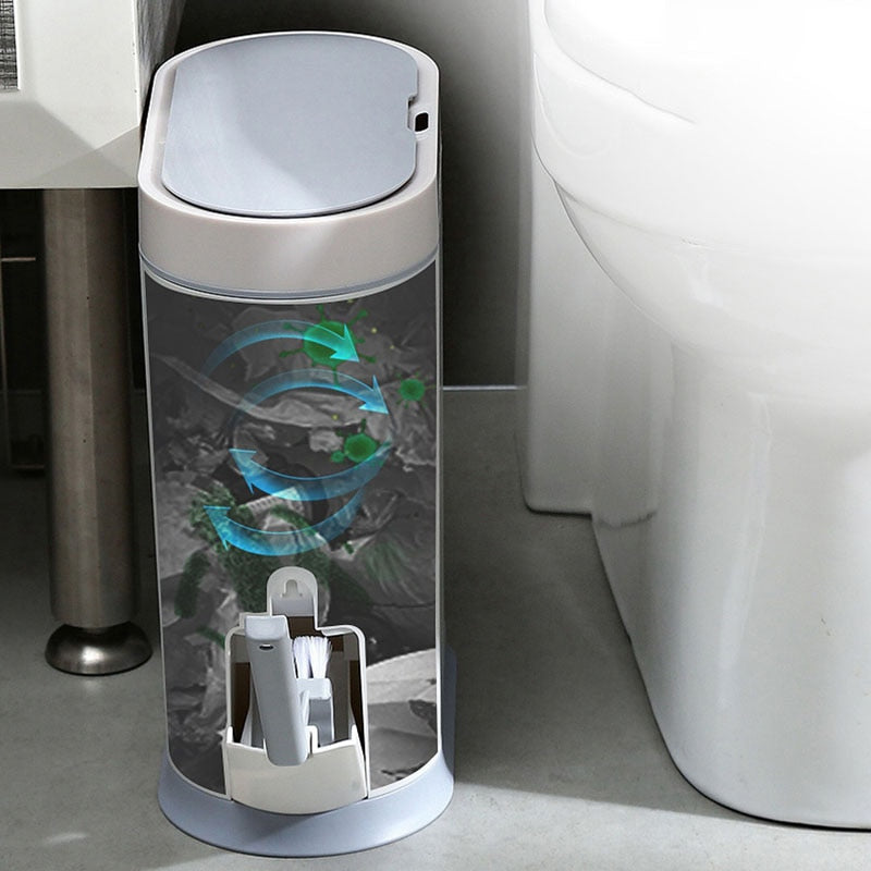 Automatic Smart Sensor Brush Trash Can - Image 5