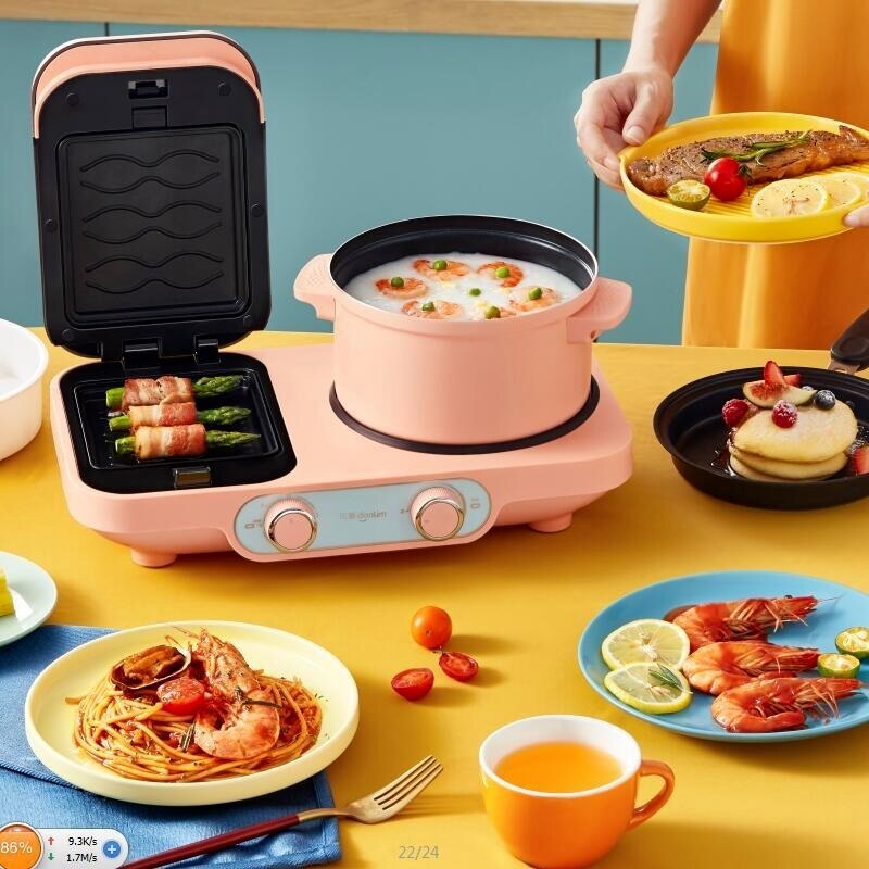 Multifunctional Sandwich Toaster Breakfast Maker - Image 4