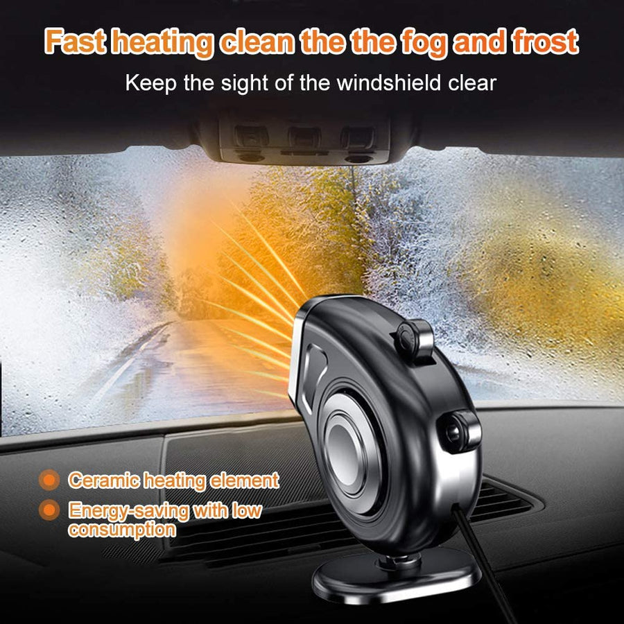 2in1 Portable Auto Mini Car Heater Fan - Image 2