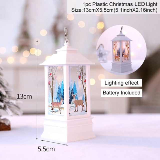 Holiday Christmas Noel Snowman Lantern - Image 8