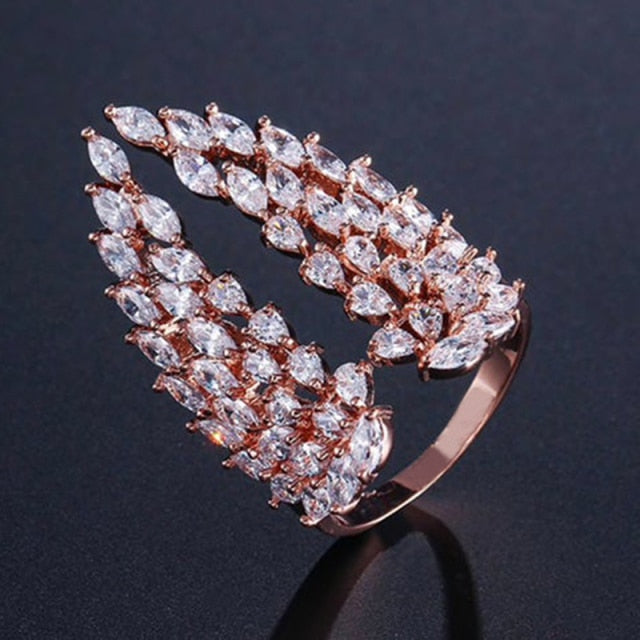 Angel Wing Zirconia Fancy Rings - Image 3