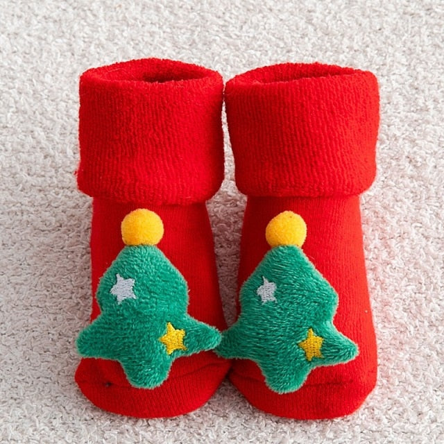 Children Santa Christmas Socks - Image 3