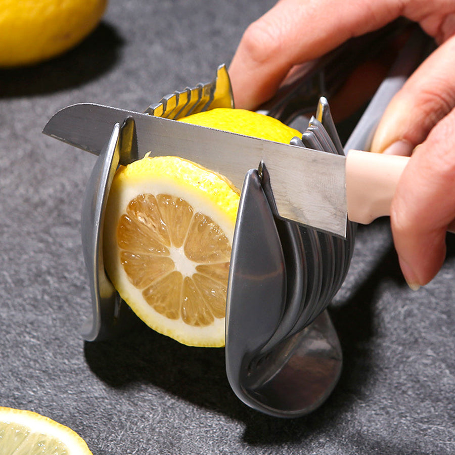 Stainless Steel Vegetable Fruit Cutting Holder Tool - Image 3