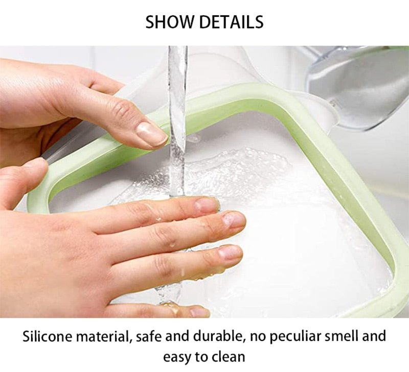 Eco-Friendly Microwavable Reusable Silicone Sandwich Box - Image 2