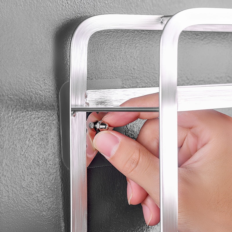 10pcs Heavy Duty Punch-Free Transparent Sticky Hanger - Image 12