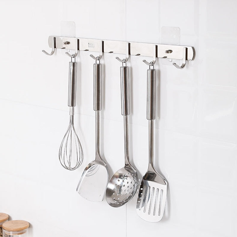 10pcs Heavy Duty Punch-Free Transparent Sticky Hanger - Image 13