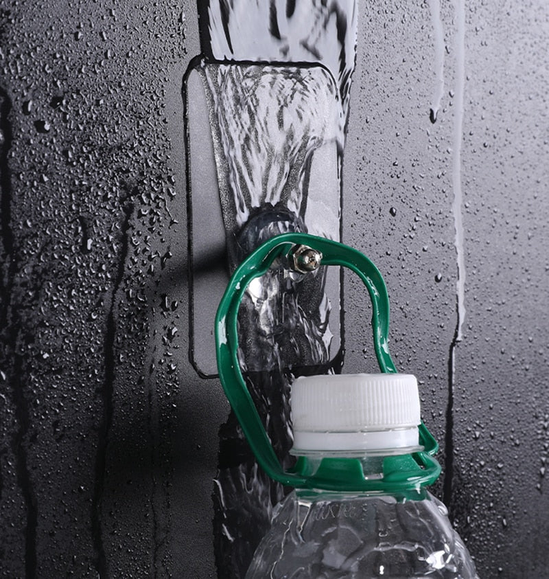 10pcs Heavy Duty Punch-Free Transparent Sticky Hanger - Image 5