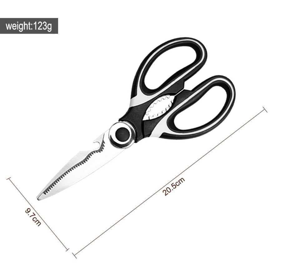 Multipurpose Kitchen Scissor with Bottle Opener - Image 7