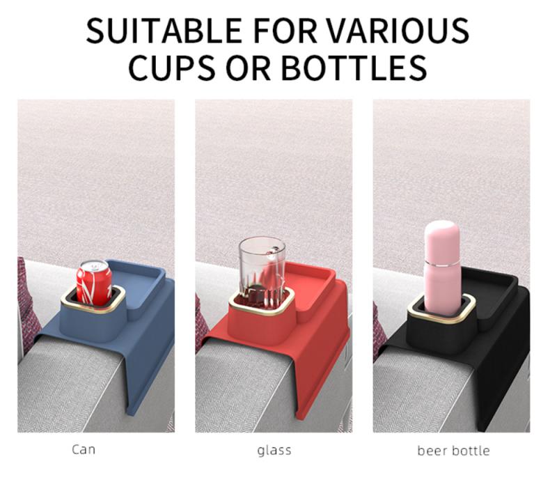 Creative Sofa Armrest Cup Snack Holder Organizer - Image 4
