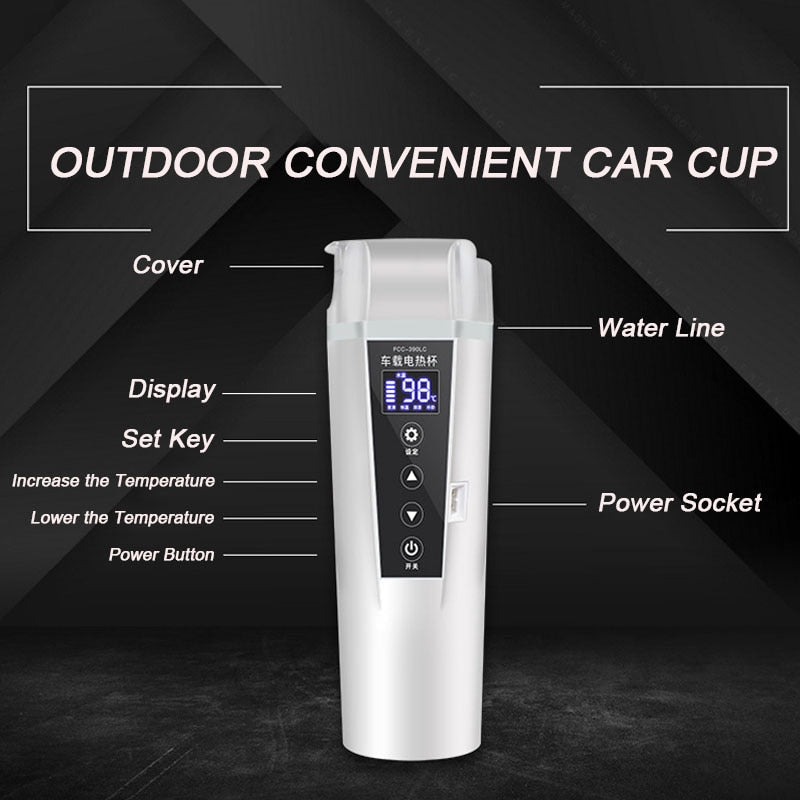 Smart Heating Digital Car Thermos - Image 6