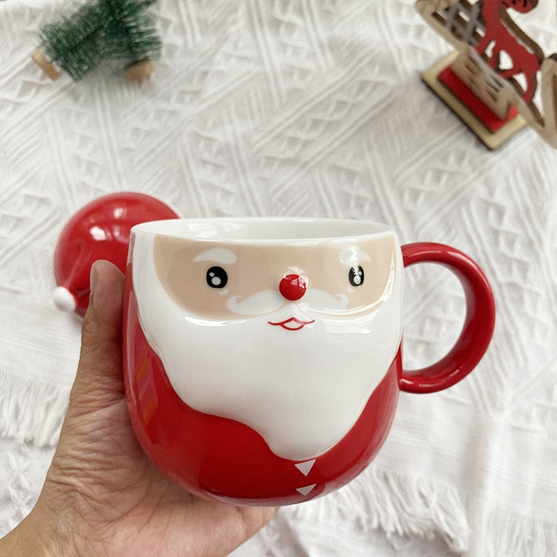 Creative Santa Ceramic Tea Mug - Image 4