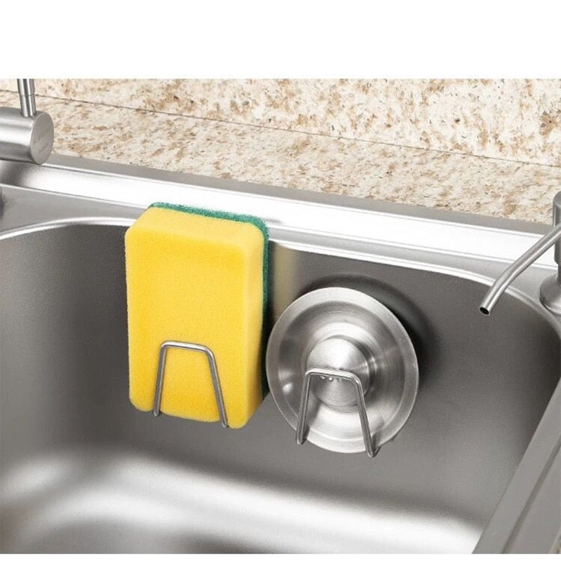 4pcs Stainless Steel Sink Sponge Holder - Image 3