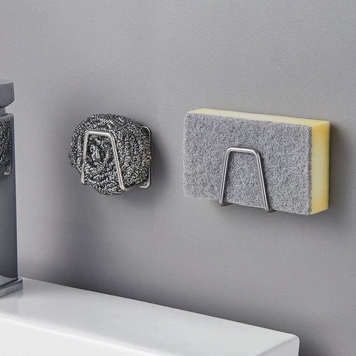 4pcs Stainless Steel Sink Sponge Holder - Image 0