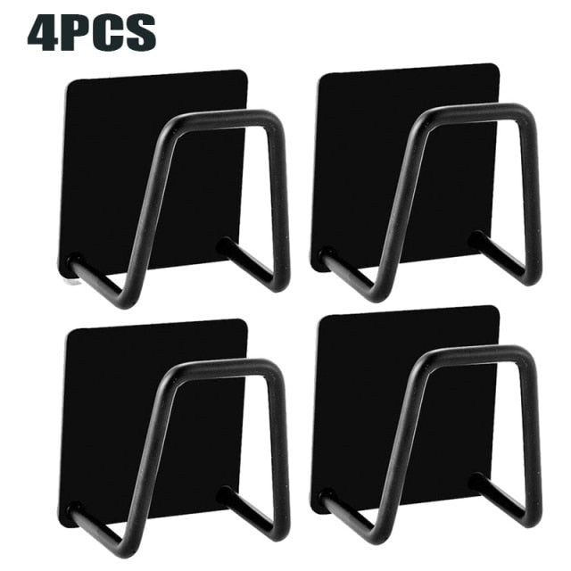 4pcs Stainless Steel Sink Sponge Holder - Image 4