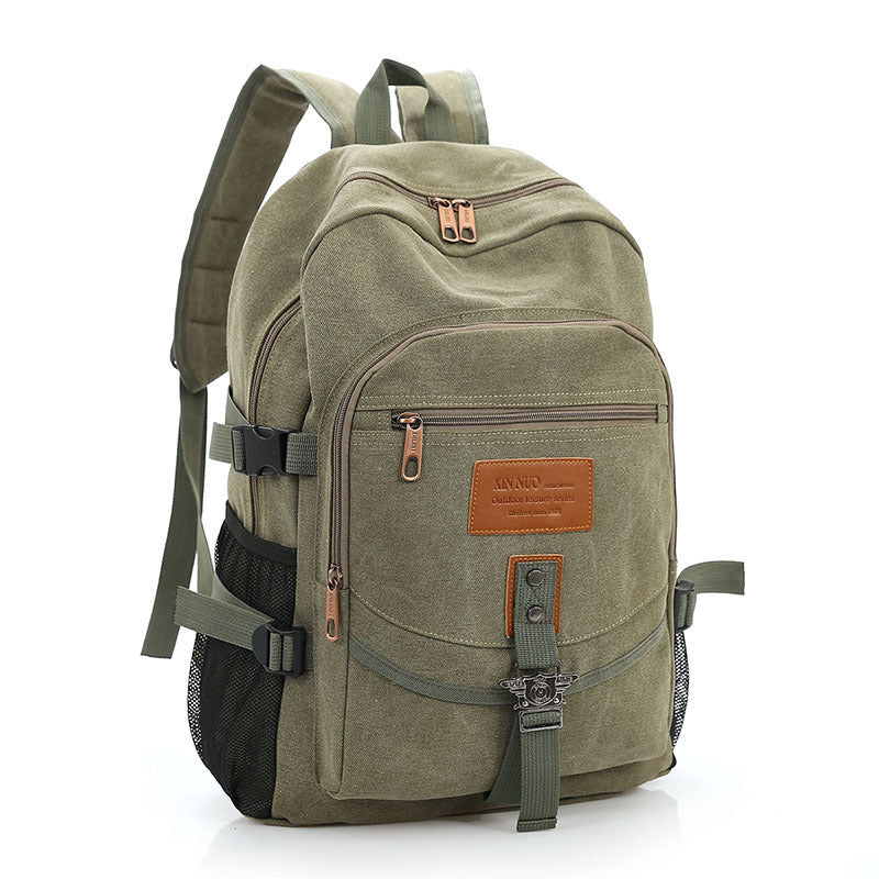 Shoulder Strap Zipper Solid Casual Backpack - Image 10