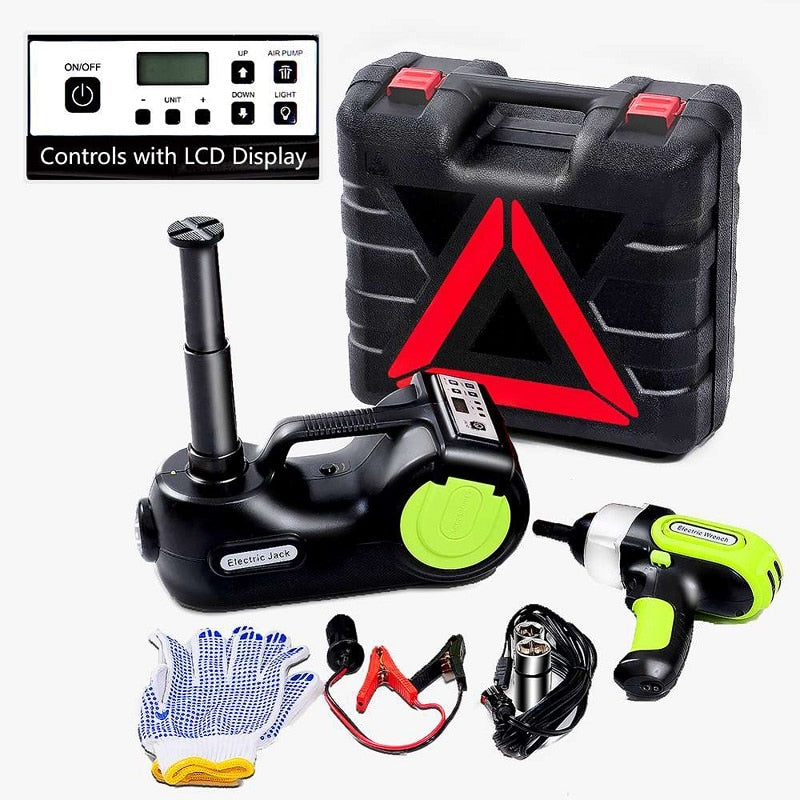 3in1 Car Hydraulic Auto Jack Lift Inflator Pump - Image 12