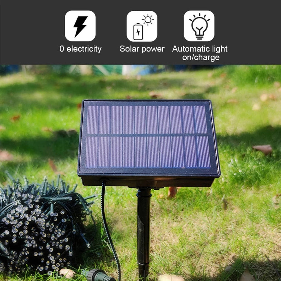 Solar Crystal Waterproof Fairy Outdoor Lights - Image 4