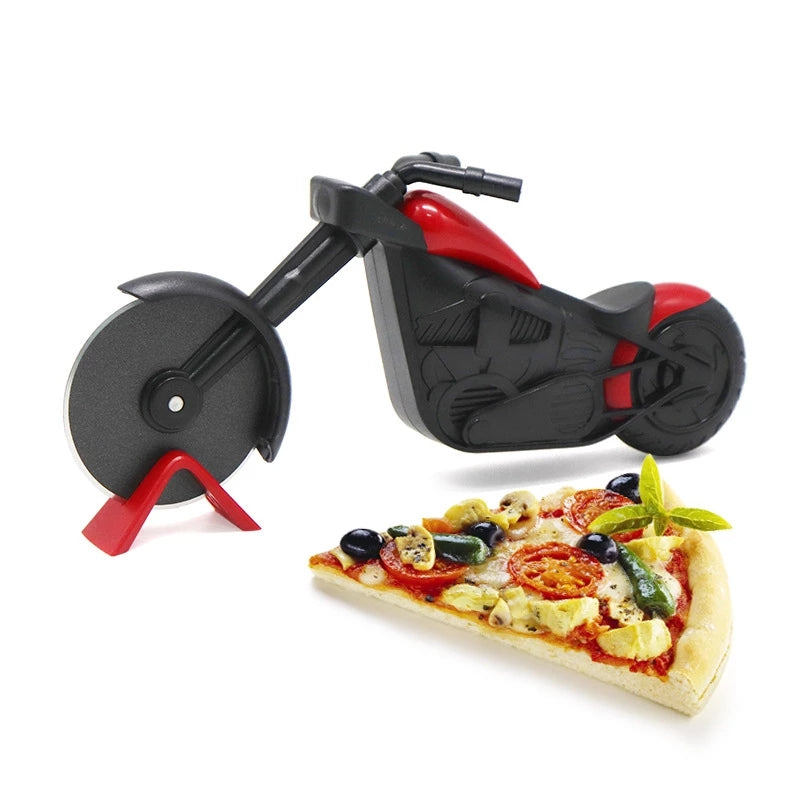 Motorcycle Shaped Pizza Cutter - Image 2